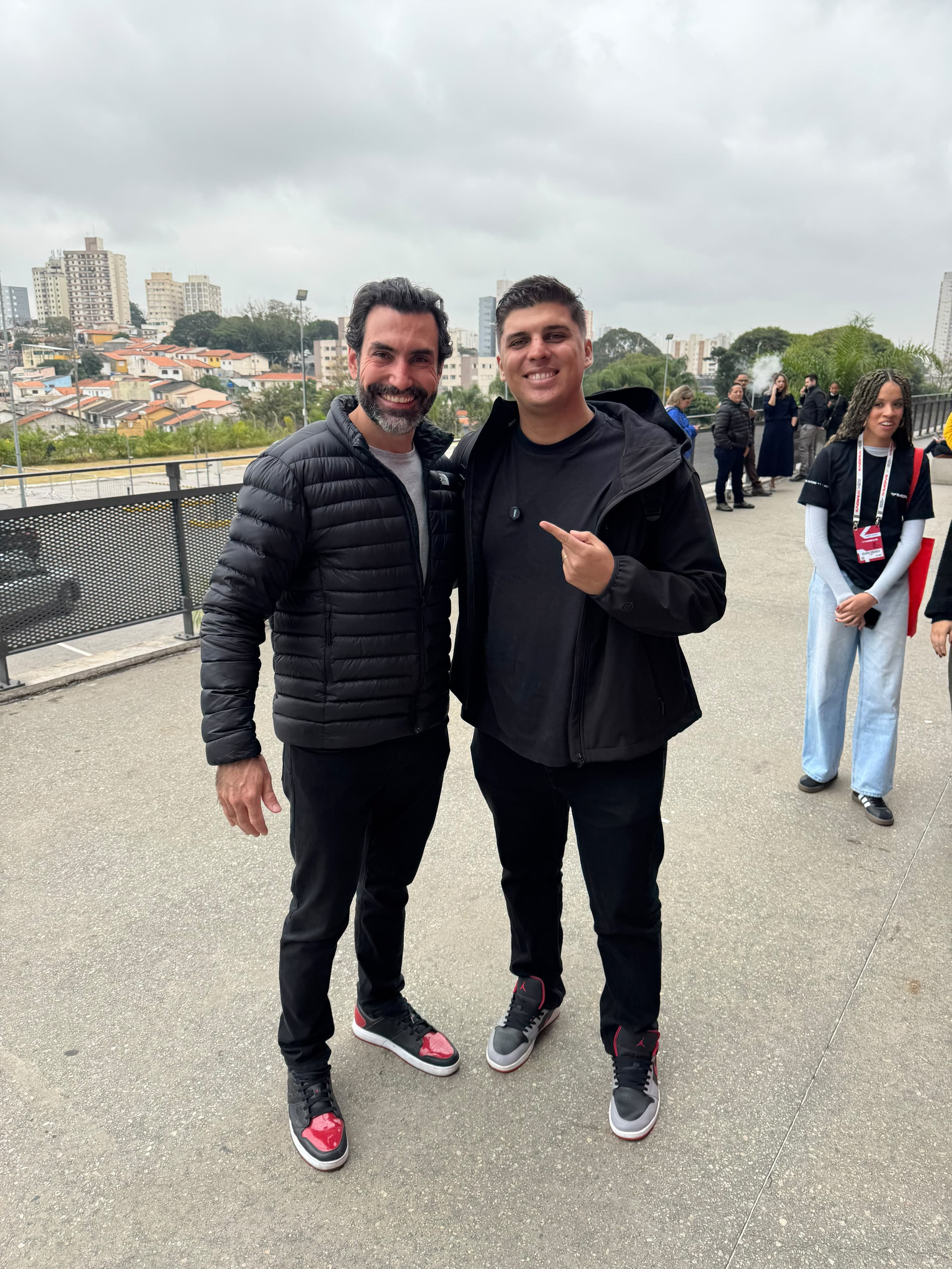 Lucas Pereira em evento do setor de food service